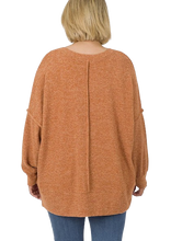 Load image into Gallery viewer, Drop-Seam Sweater