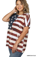 Load image into Gallery viewer, American Flag Top