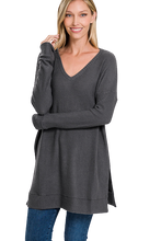 Load image into Gallery viewer, Waffle Tunic (V-Neck)