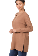 Load image into Gallery viewer, Waffle Tunic (V-Neck)