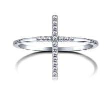 Load image into Gallery viewer, Cross .925 Ring