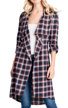 Load image into Gallery viewer, Handkerchief Hem Woven Jacket