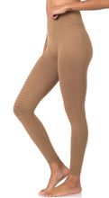 Load image into Gallery viewer, Wide-Waistband Moto Leggings