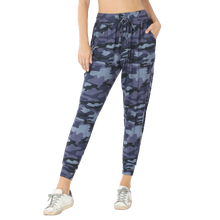 Load image into Gallery viewer, French Terry Joggers - Navy Camo