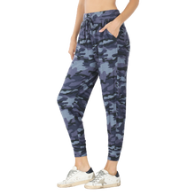 Load image into Gallery viewer, French Terry Joggers - Navy Camo