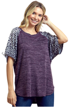 Load image into Gallery viewer, Melange Knit Top