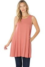 Load image into Gallery viewer, Sleeveless Swing Tank