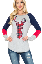 Load image into Gallery viewer, Reindeer Raglan