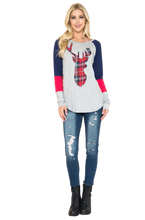 Load image into Gallery viewer, Reindeer Raglan