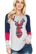 Load image into Gallery viewer, Reindeer Raglan