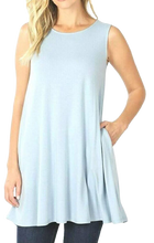 Load image into Gallery viewer, Sleeveless Swing Tank