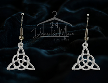Load image into Gallery viewer, Hand Cast Pewter Trinity Knot ER