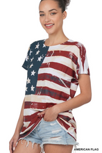 Load image into Gallery viewer, American Flag Top