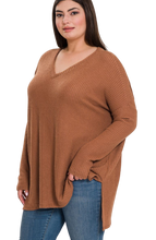 Load image into Gallery viewer, Waffle Tunic (V-Neck)