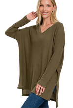 Load image into Gallery viewer, Waffle Tunic (V-Neck)