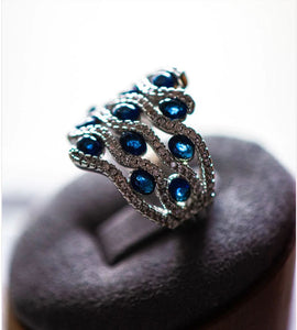 Lilith Blue Sapphire .925 Ring