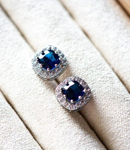 LILLIAN Blue Sapphire S925 Earrings