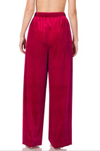 Load image into Gallery viewer, Velvet Pants - Burgundy