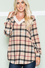 Load image into Gallery viewer, Perfect Plaid V-Neck
