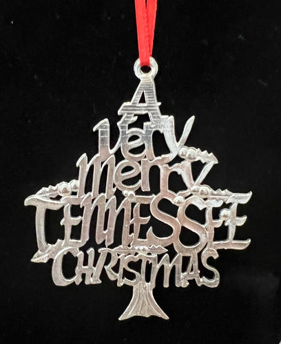 Pewter Christmas Ornament - States