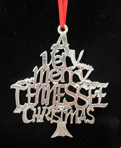 Pewter Christmas Ornament - States