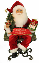Load image into Gallery viewer, Lighted Christmas Countdown Santa