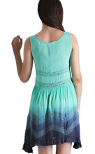 Load image into Gallery viewer, Mint Ombre A-Line Dress