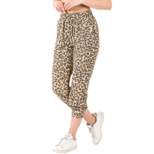 Load image into Gallery viewer, French Terry Joggers - Leopard