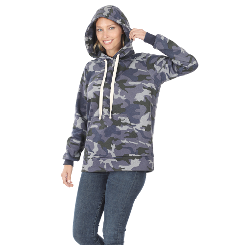 Navy Camo Hoodie 214 Decor More