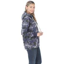 Load image into Gallery viewer, Navy Camo Hoodie
