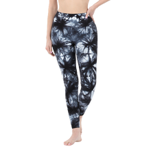 Load image into Gallery viewer, Tie Dye Wide Waistband Leggings