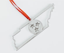 Load image into Gallery viewer, Pewter Christmas Ornament - Tri-Star