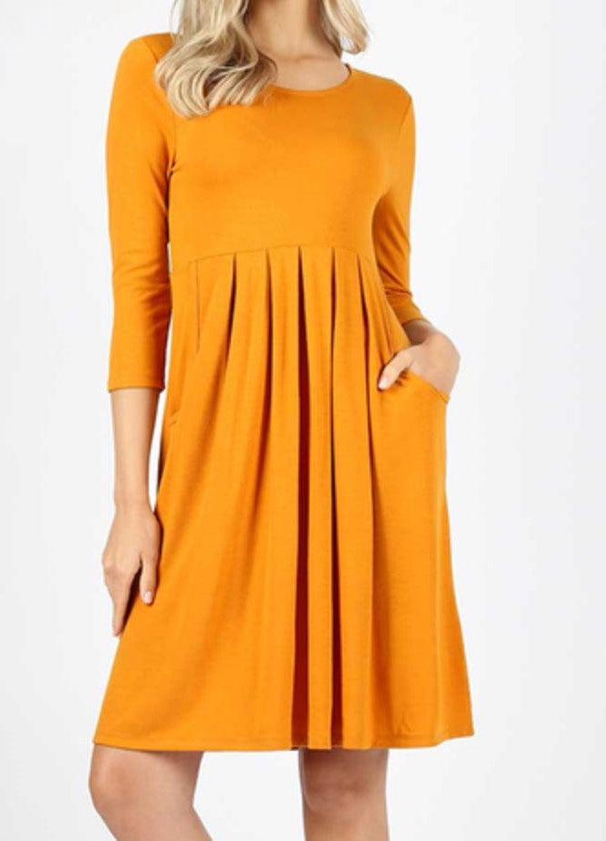 mustard pleated dress MS. PLEAT MAXI DRESS IN YELLOW MUSTARD | CULT MIA