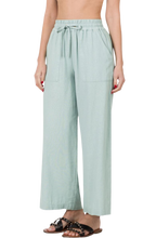 Load image into Gallery viewer, Linen Drawstring Pants